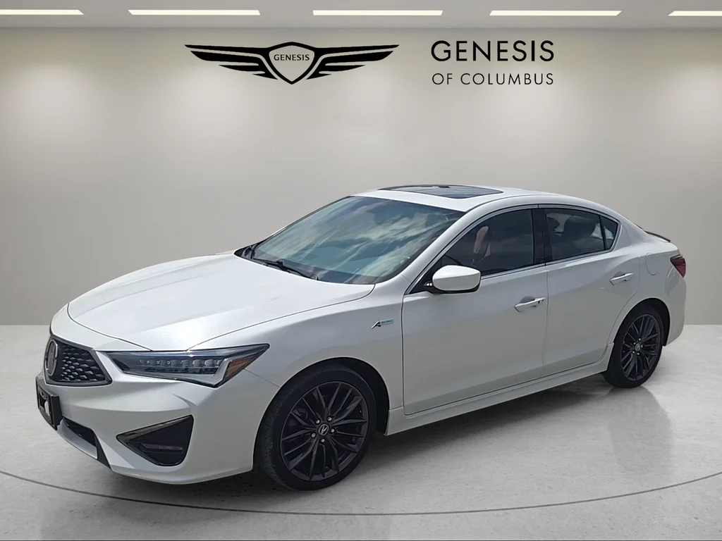 Used 2021 White Acura Premium and A-SPEC Packages image 1