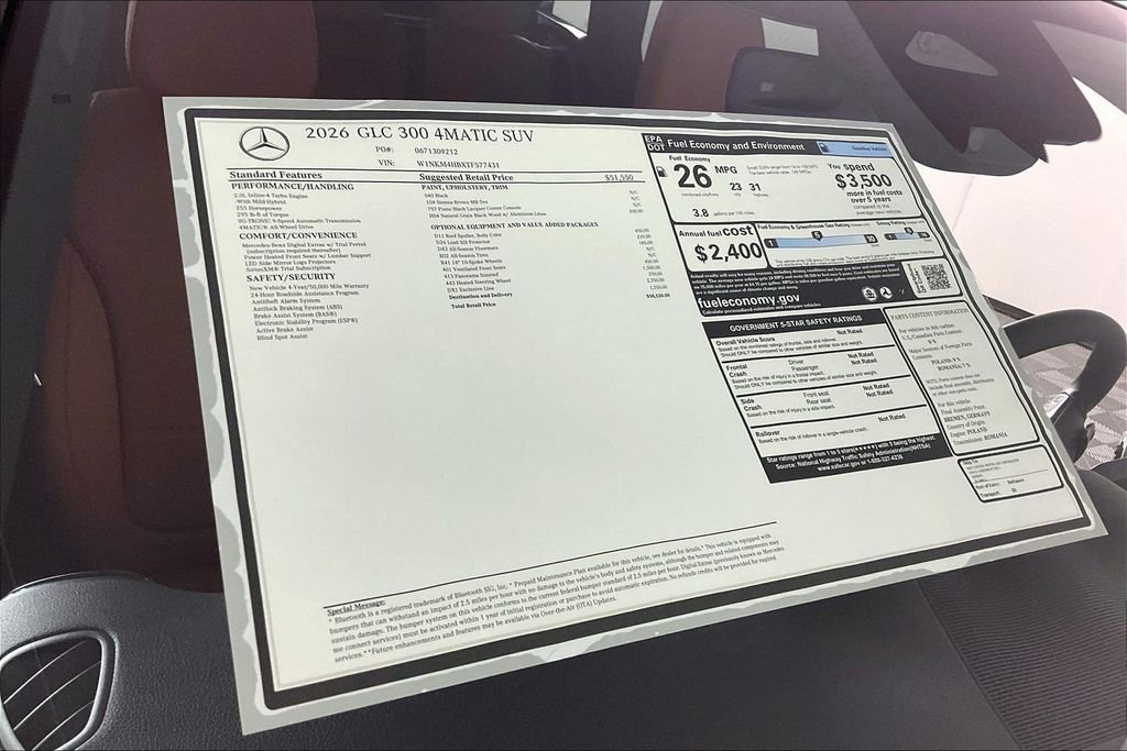 New 2026 Black Mercedes-Benz GLC 300 image 13
