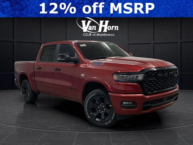 New 2026 Molten Red Pearl-Coat Exterior Paint RAM Big Horn/Lone Star image 1
