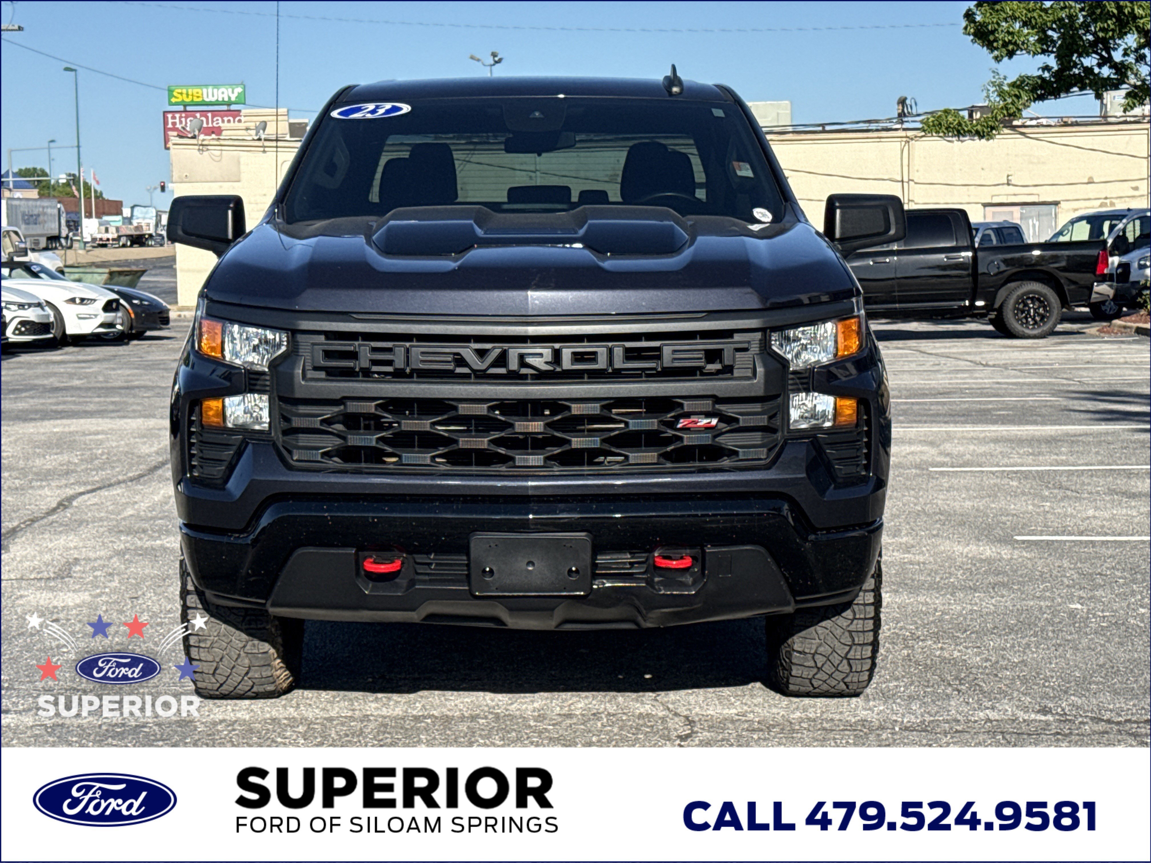 Used 2023 Dark Ash Metallic Chevrolet Custom Trail Boss 4WD image 12