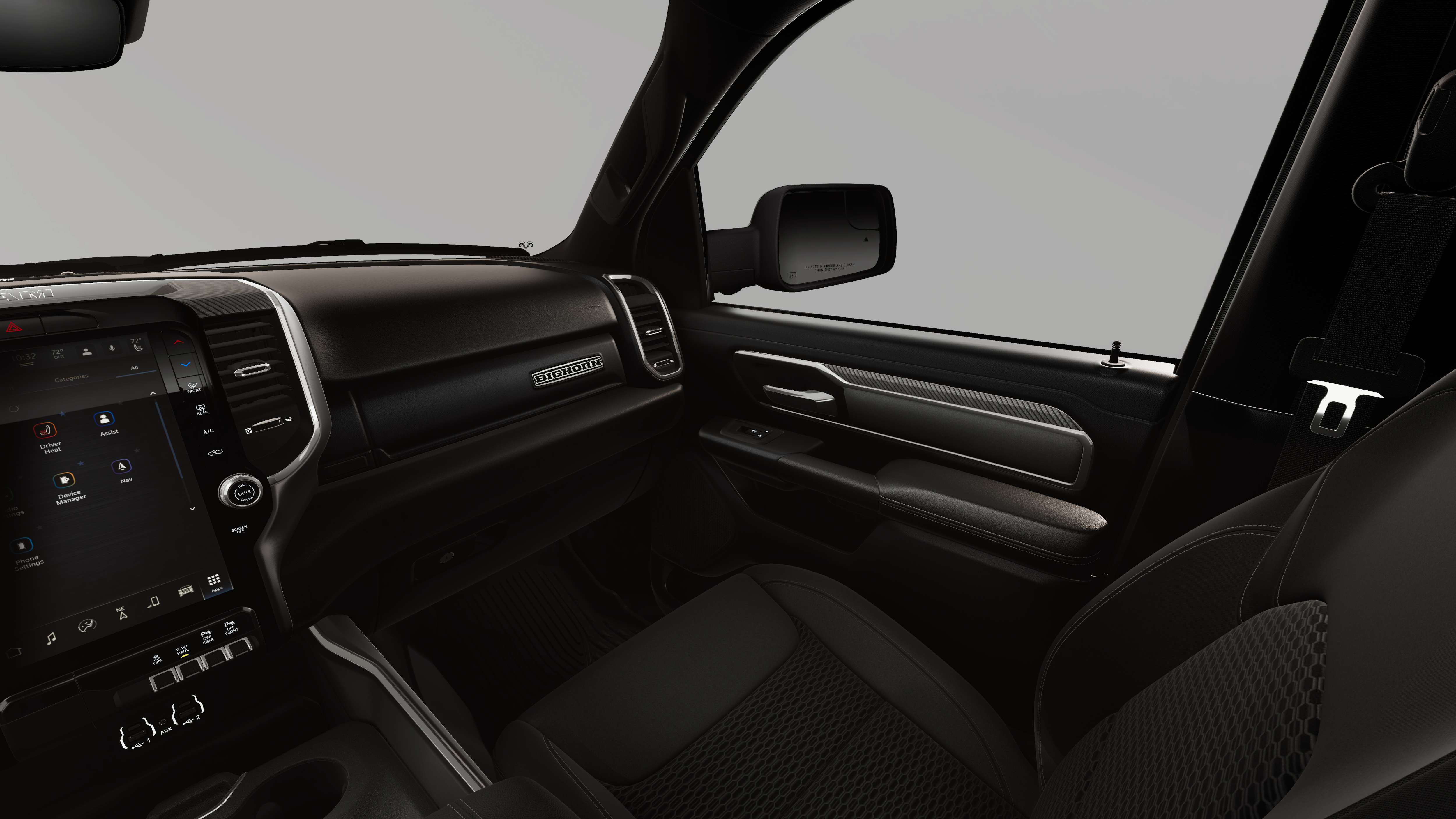 New 2026 Diamond Black Crystal Pearl-Coat Exterior Paint RAM BIG HORN image 19