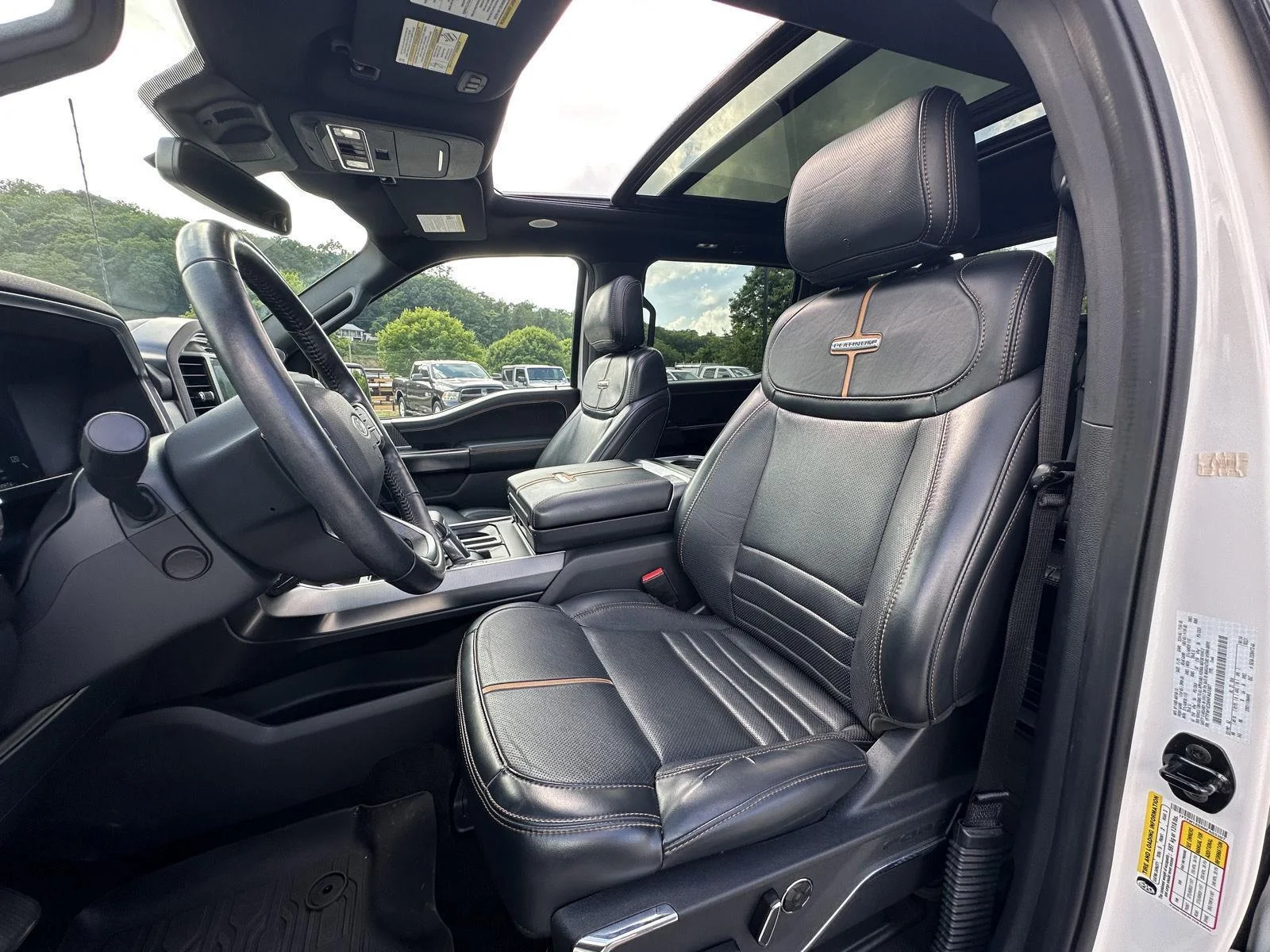 Used 2022 Star White Metallic Tri-Coat Ford Platinum image 9