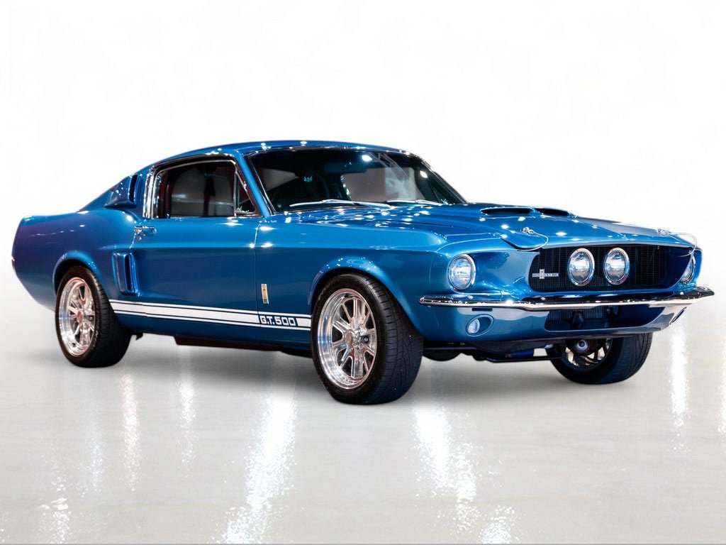 Used 1967 Blue Ford Fastback Restomod image 8