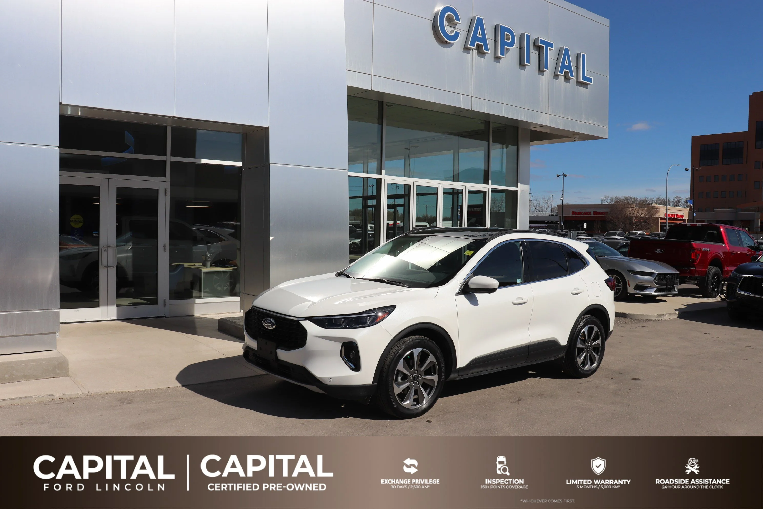 Certified Used 2023 White Ford Platinum AWD image 1