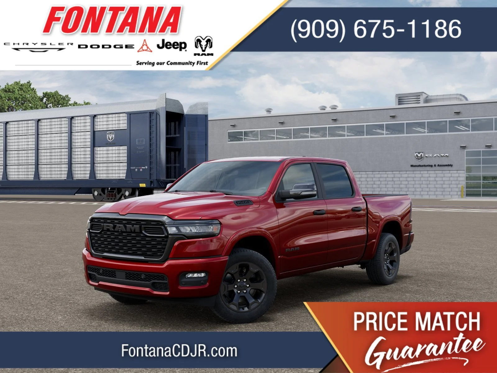 New 2026 Molten Red Pearlcoat RAM Big Horn/Lone Star image 1
