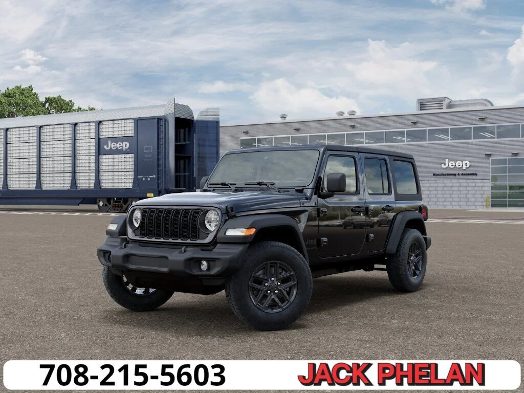 New 2026 Black Clearcoat Jeep Sport image 1