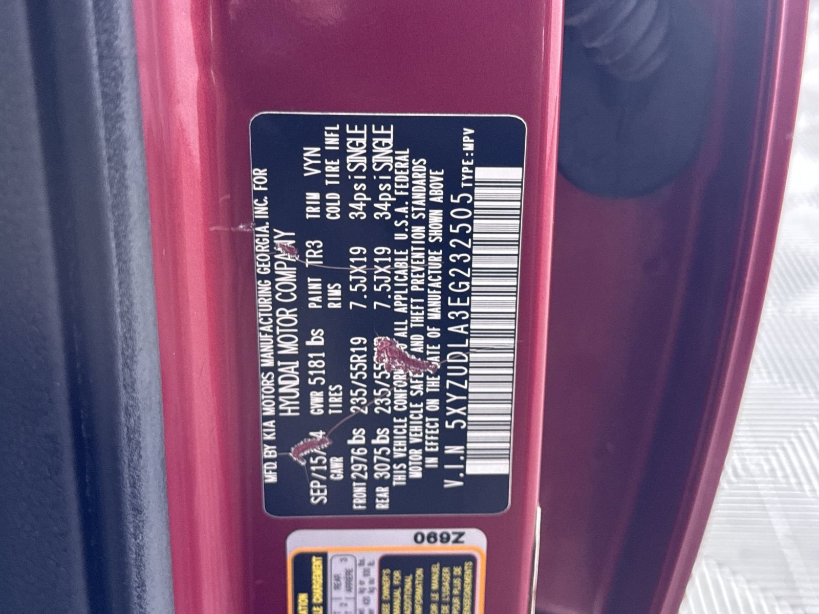 Used 2014 Serrano Red Hyundai  image 11