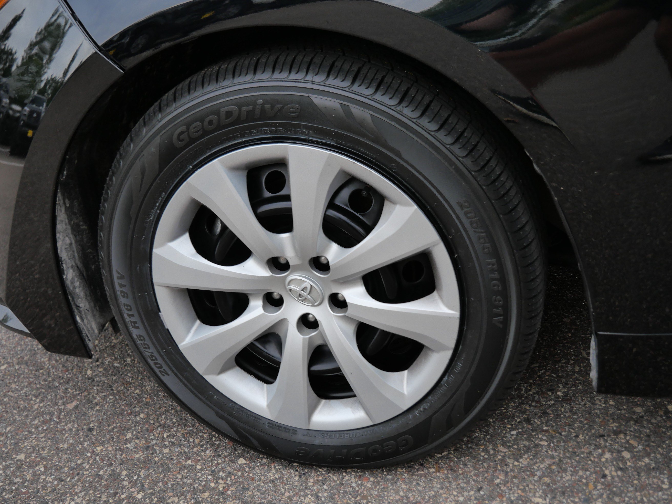 Certified Used 2025 Midnight Black Metallic Toyota LE image 16