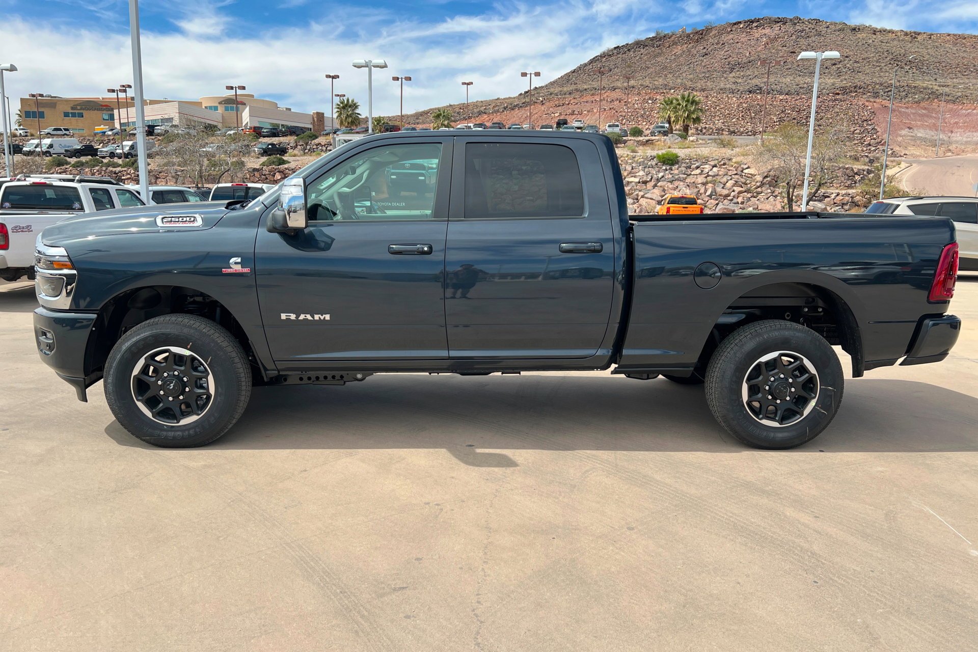 New 2026 Forged Blue Metallic Exterior Paint RAM Laramie image 2