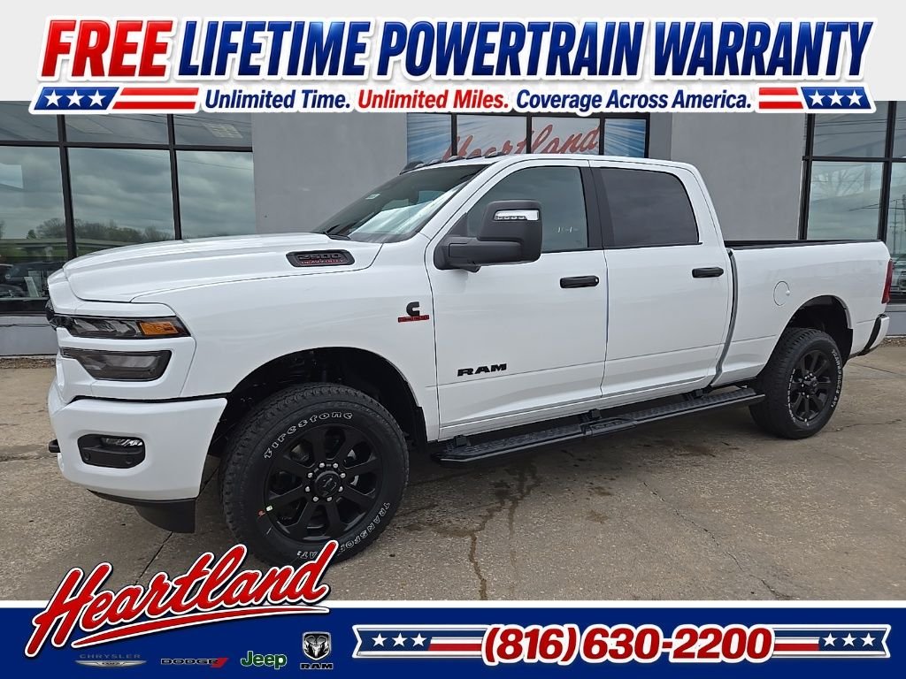 New 2026 Bright White Clear-Coat Exterior Paint RAM Big Horn image 4