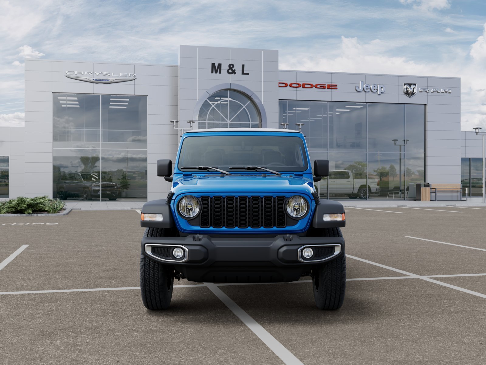 New 2026 Hydro Blue Pearl-Coat Exterior Paint Jeep Sport 4x4 image 32