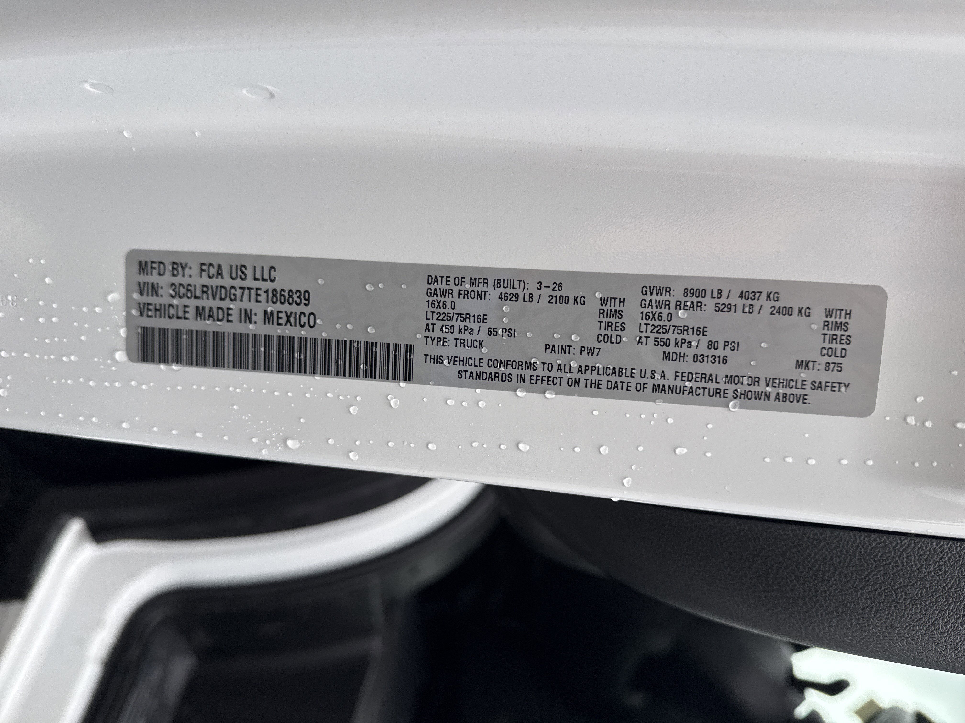 New 2026 Bright White Clearcoat RAM High Roof image 29