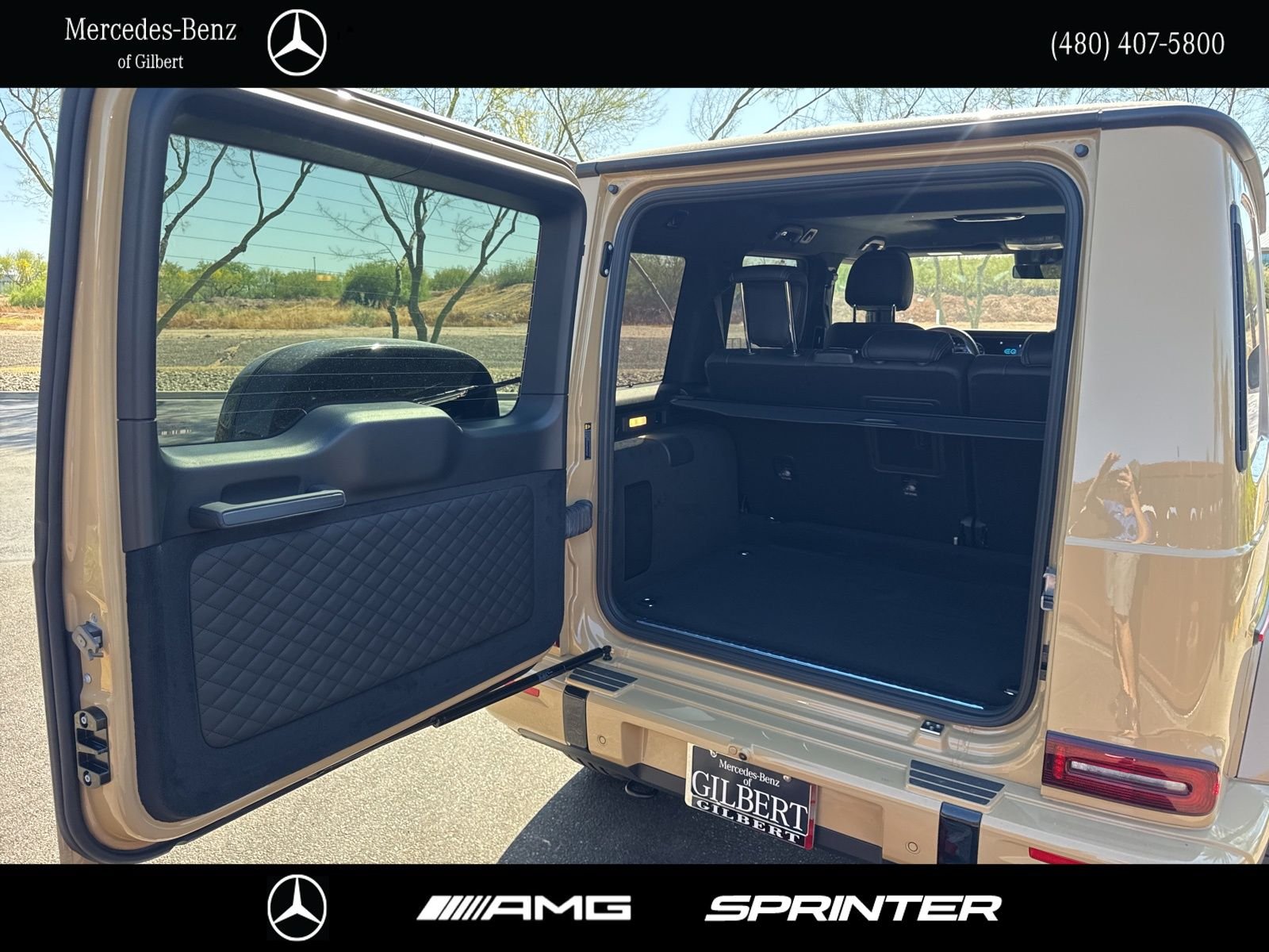 New 2025 MANUFAKTUR Desert Sand non-metallic Mercedes-Benz G 580 image 7