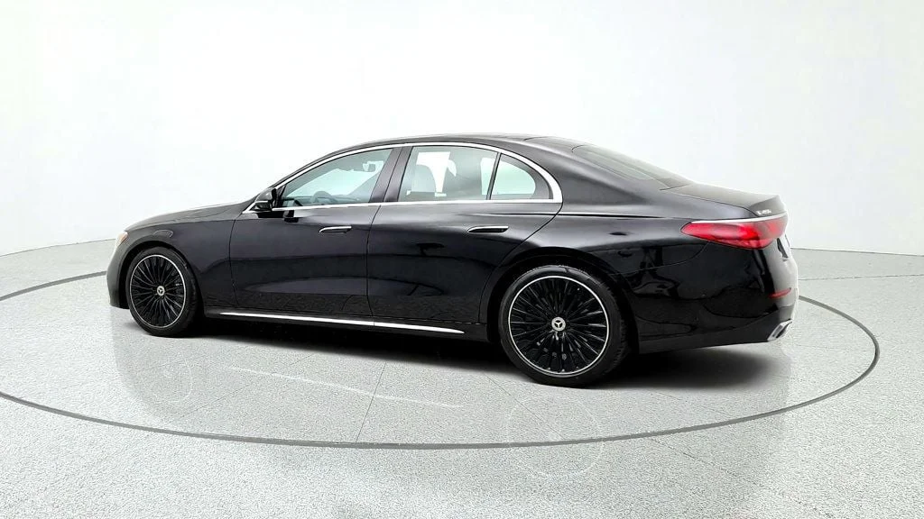 Used 2025 Black Mercedes-Benz E 450 4MATIC® Sedan image 7