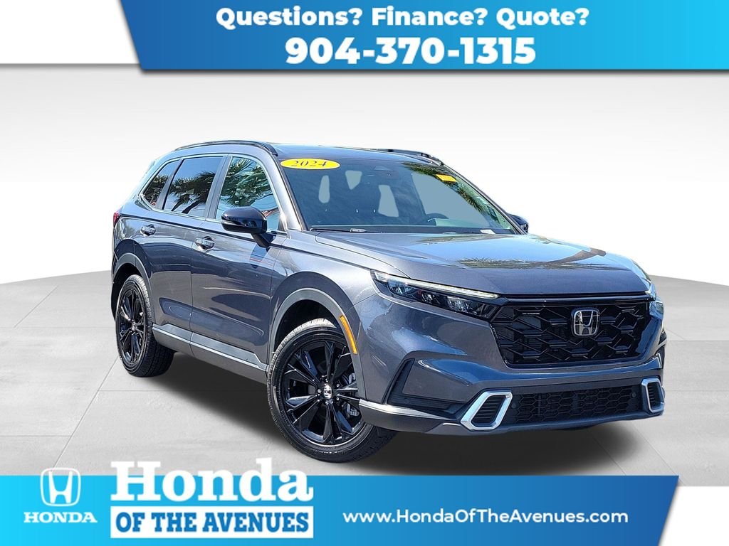 Certified Used 2024 Meteorite Gray Metallic Honda HYBRID AWD SP TRG image 1