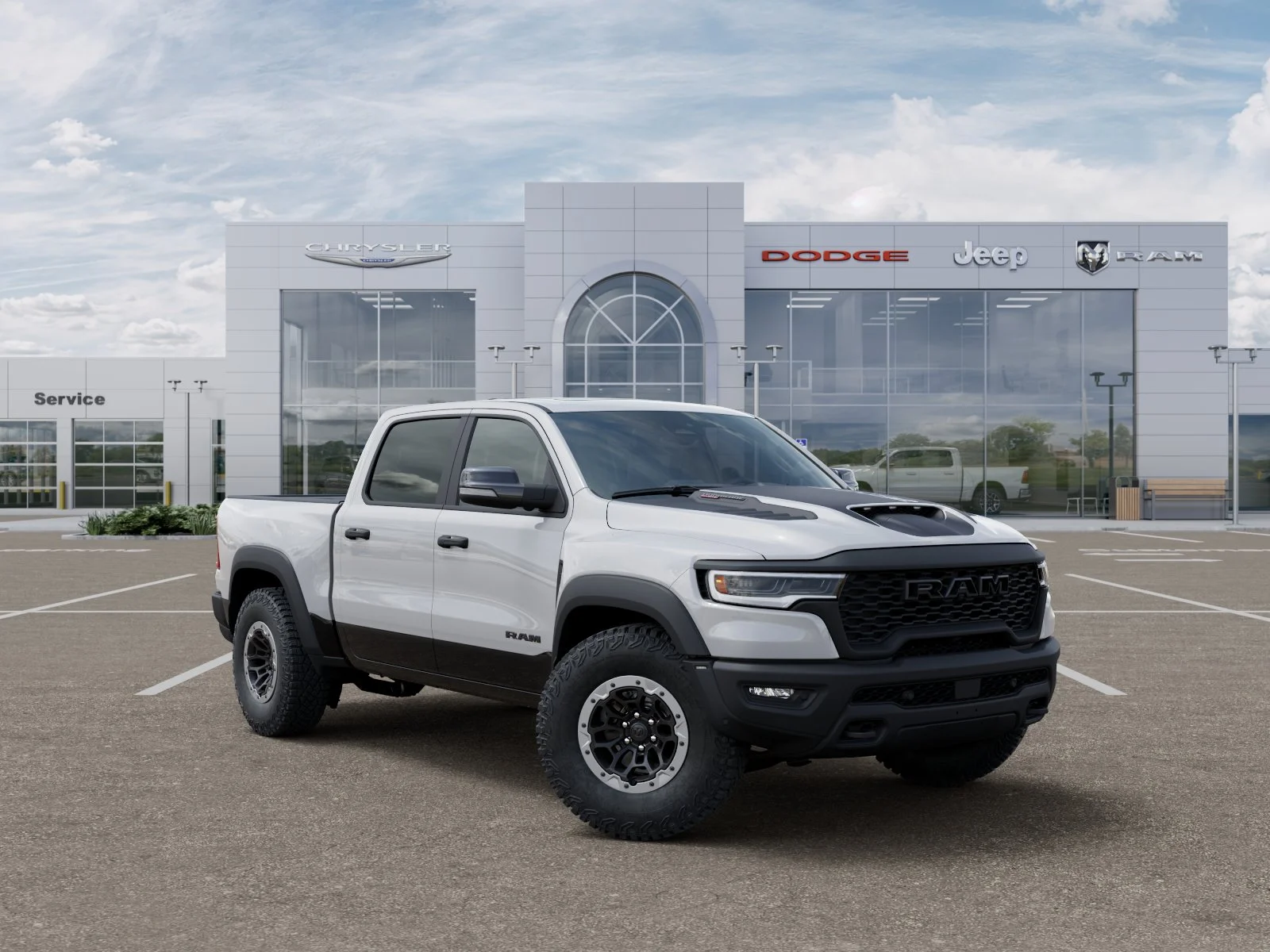 New 2026 Bright White Clear-Coat Exterior Paint RAM RHO image 38