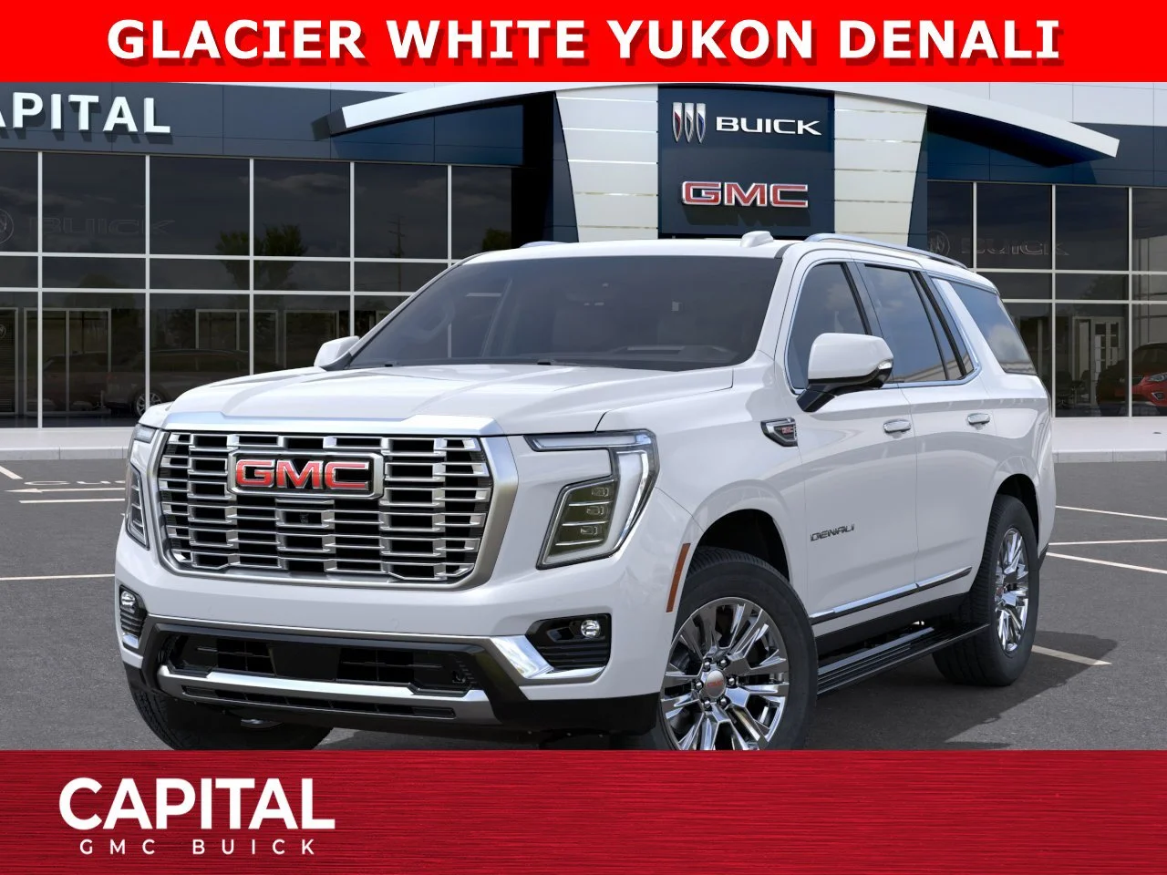 New 2026 GLACIER WHITE TRICOAT GMC Denali image 1