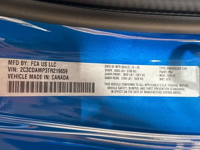 New 2026 Bludicrous Exterior Paint Dodge Scat Pack Plus image 28