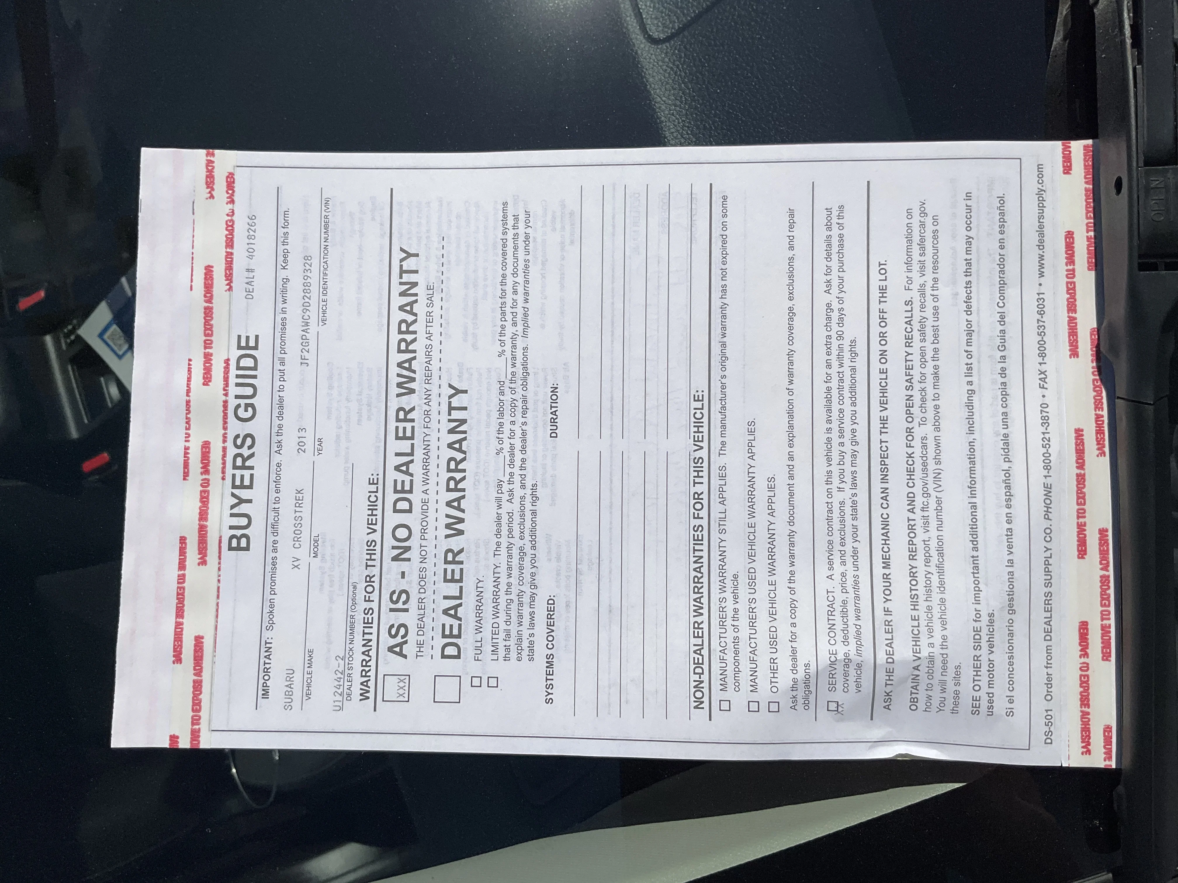 Used 2013 Grey Subaru Premium image 7