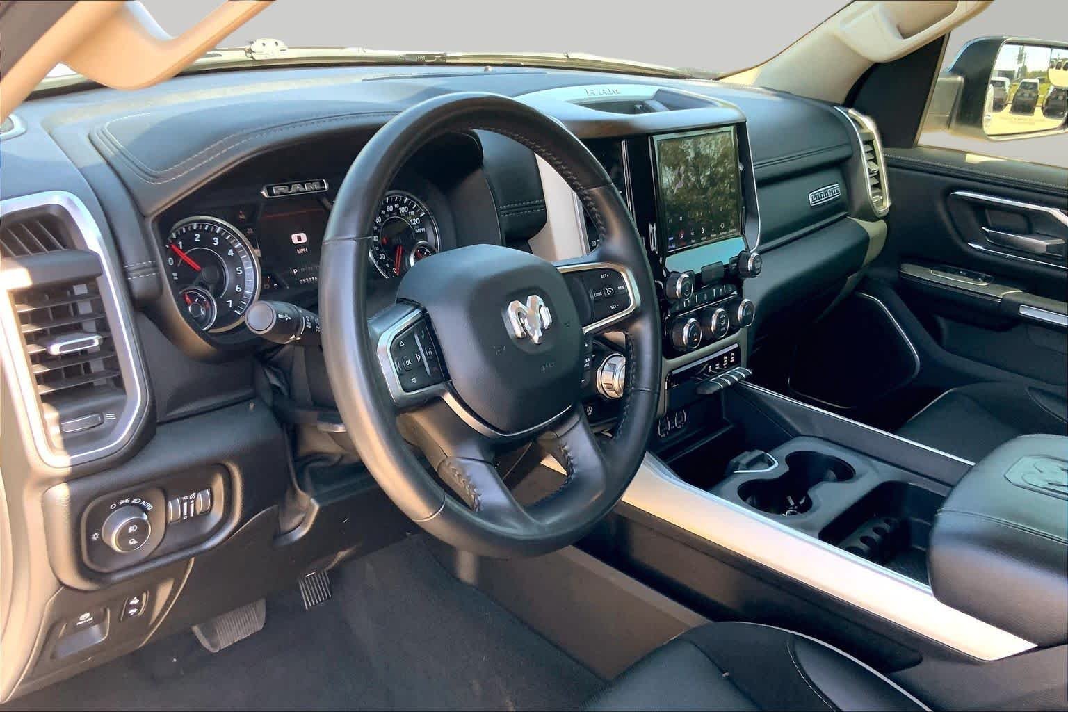 Used 2021 Bright White Clearcoat Ram Laramie image 18