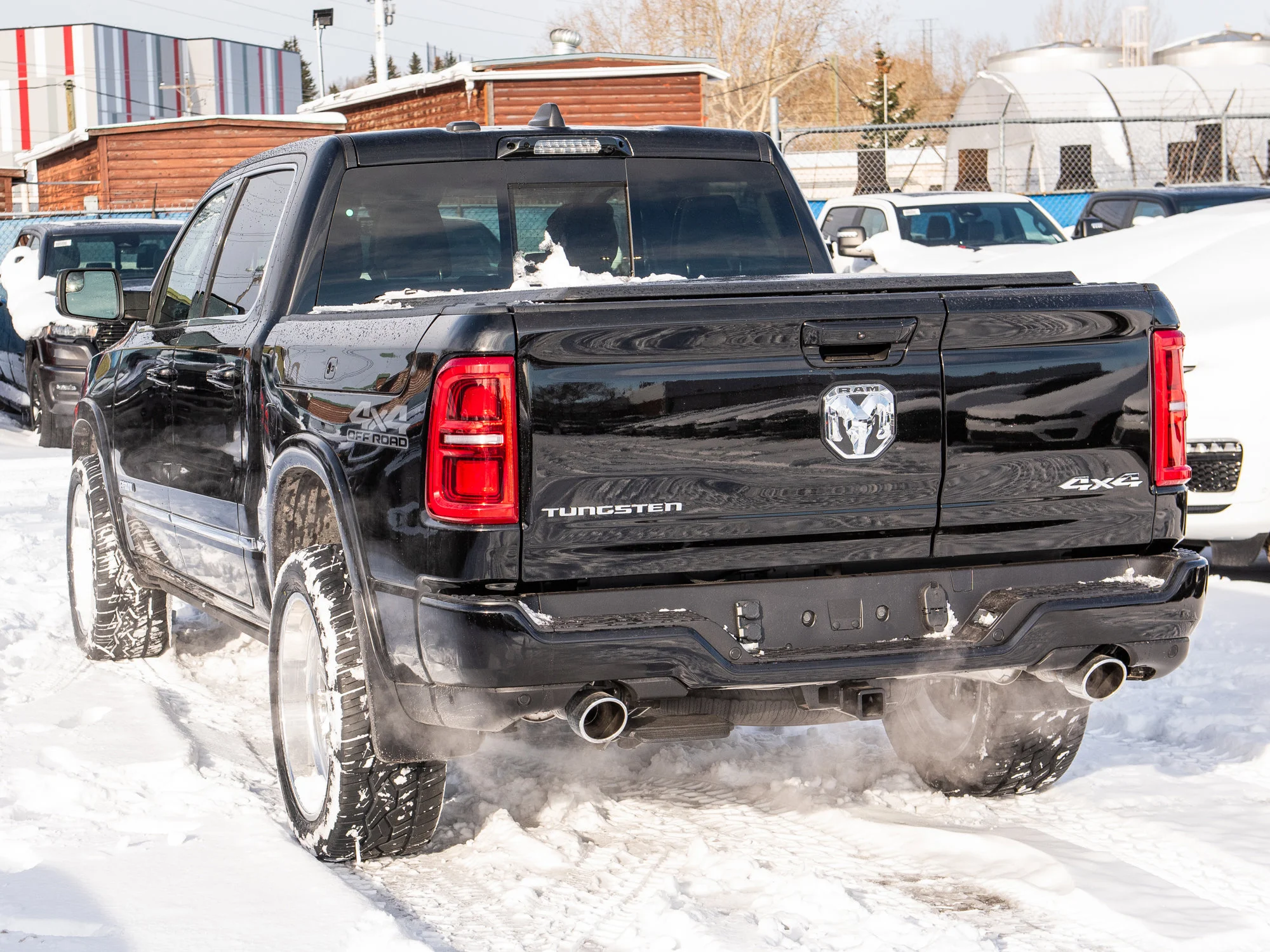 New 2026 Black RAM Tungsten*, 22 Inch American Force Wheels, 33 Inch Tires image 8