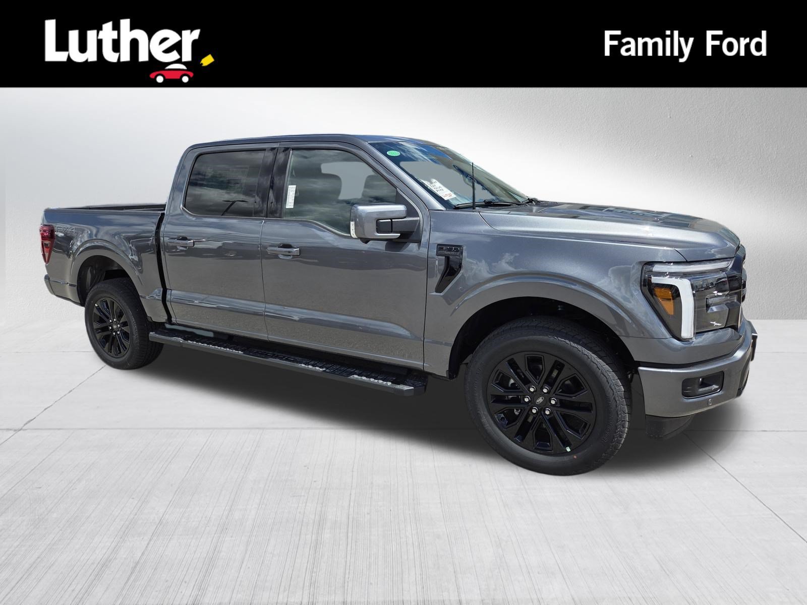 New 2026 Carbonized Gray Metallic Ford LARIAT image 1