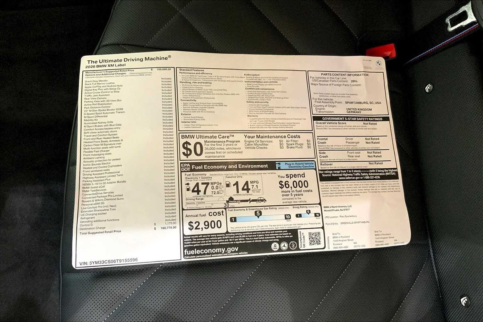 New 2026 Dravit Grey Metallic BMW Label image 19