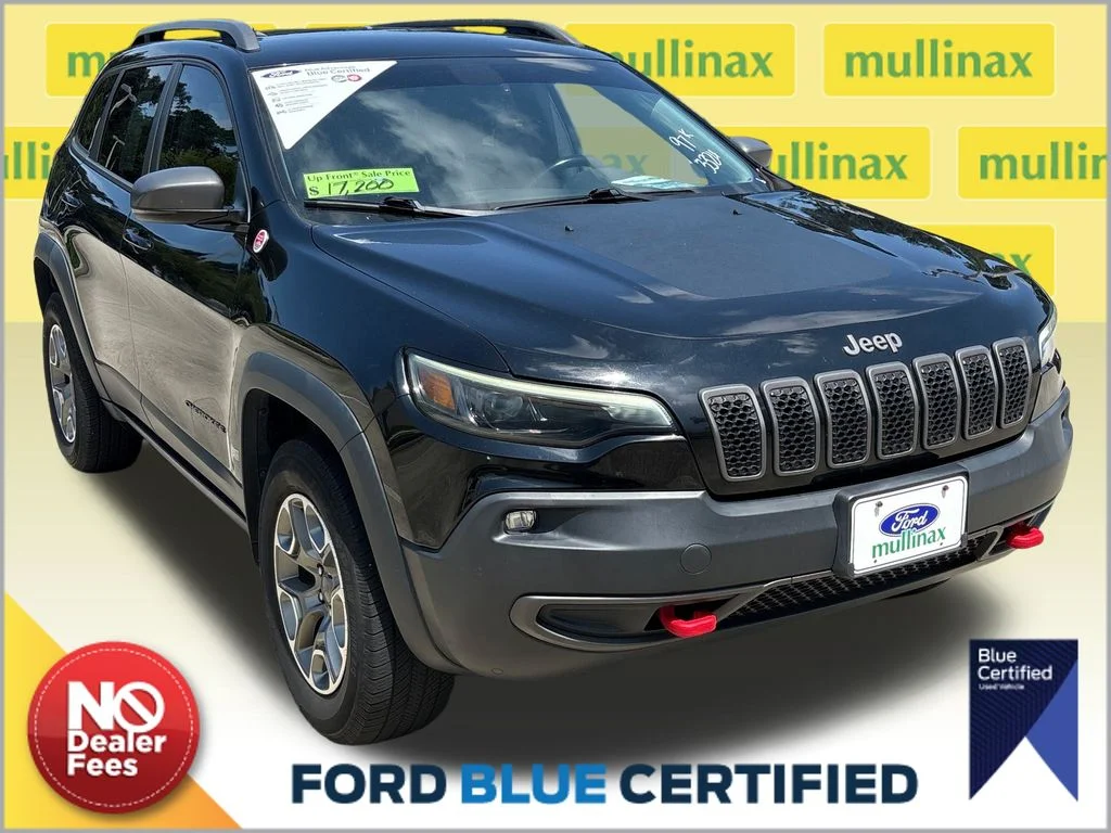 Certified Used 2020 Black Jeep Trailhawk image 1