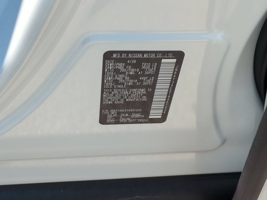 New 2026 Aspen White TriCoat Nissan SV image 18
