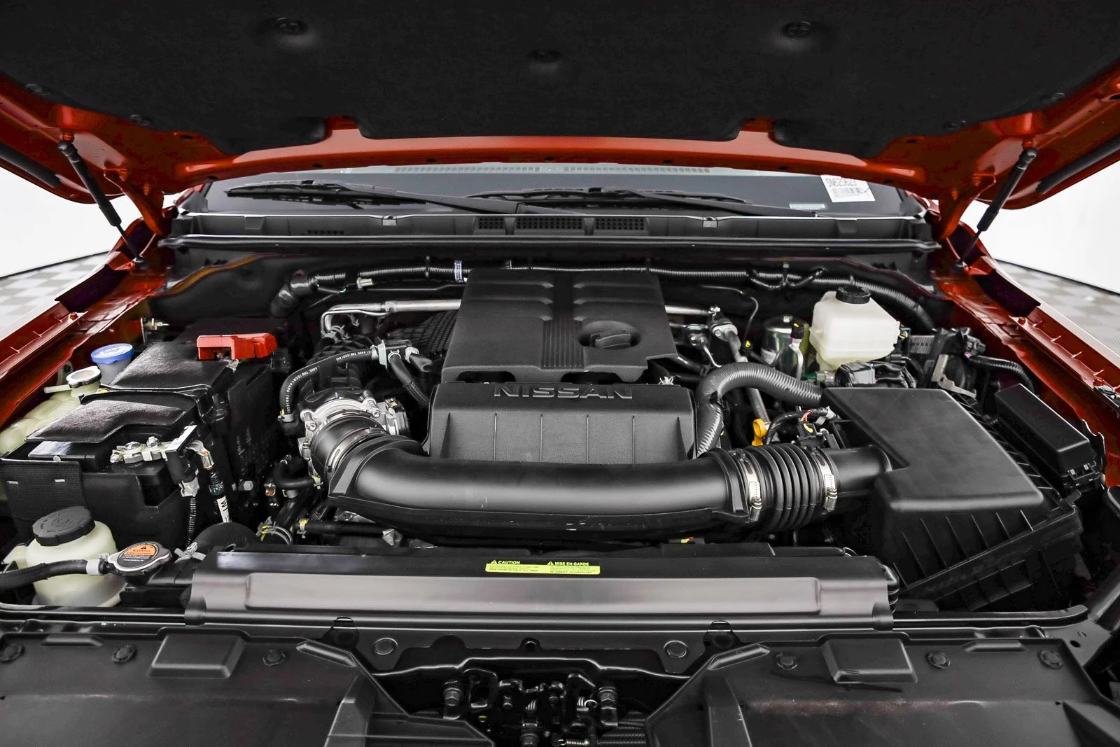 New 2025 Cardinal Red TriCoat Nissan Crew Cab SV image 13