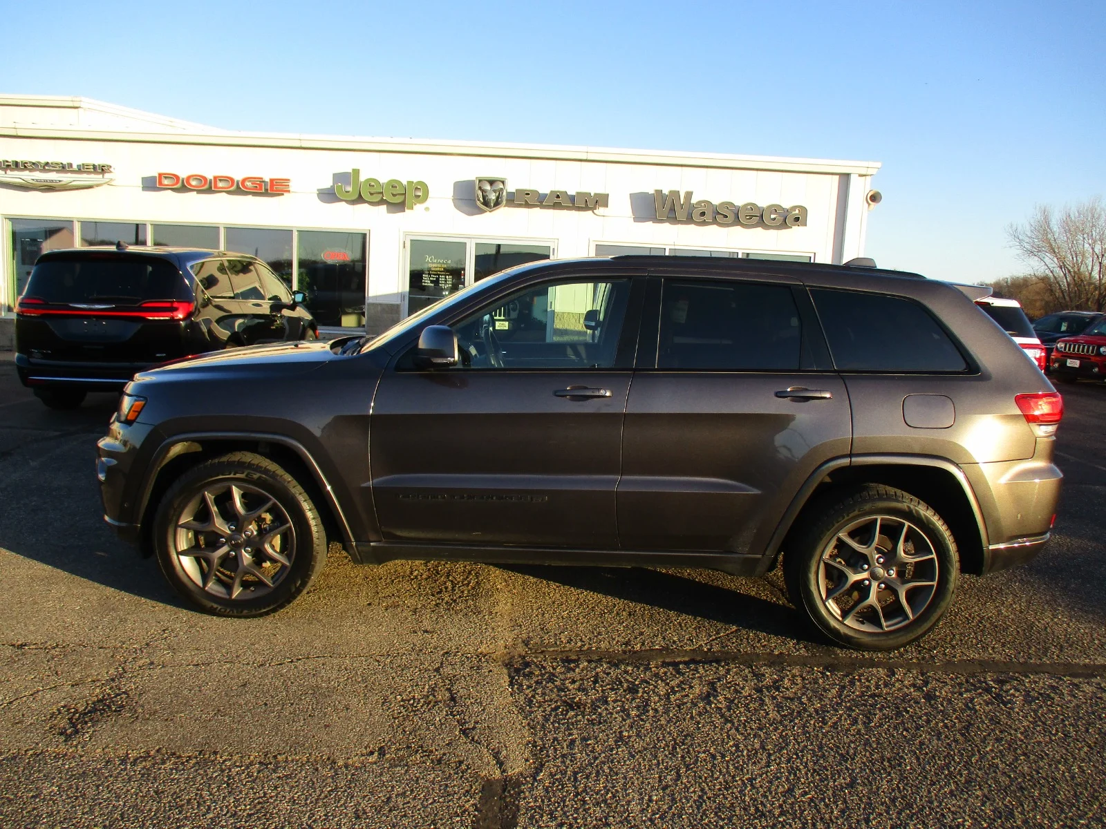 Used 2021 Jeep Grand Cherokee 80th Edition with VIN 1C4RJFBG1MC612875 for sale in Waseca, Minnesota