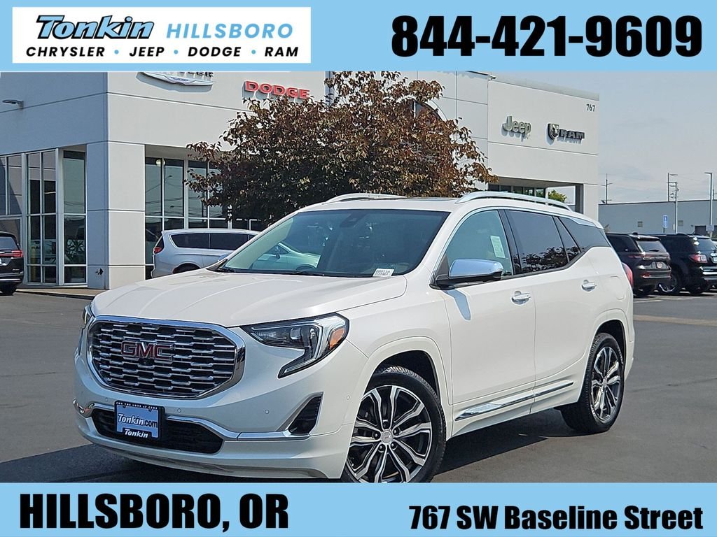 Used 2020 White Frost Tricoat GMC Denali image 1