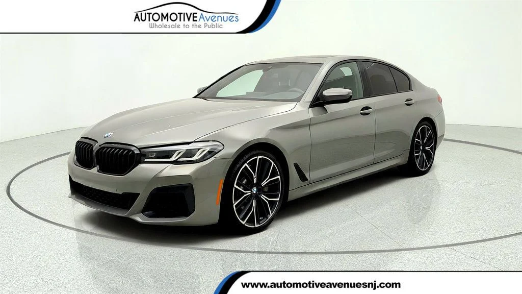 Used 2022 Bernina Grey Amber Effect Metallic BMW 530i Sedan w/ M Sport Pkg, 20