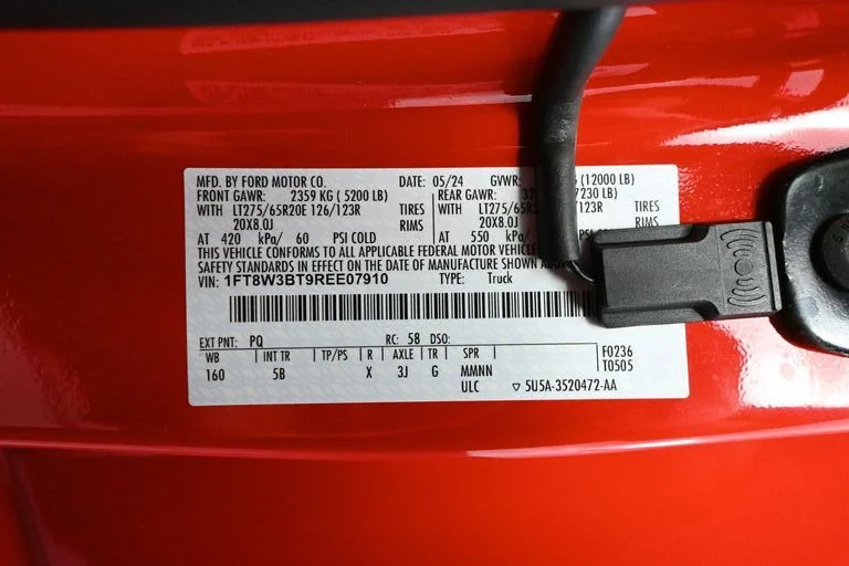 Certified Used 2024 Red Ford Lariat image 54