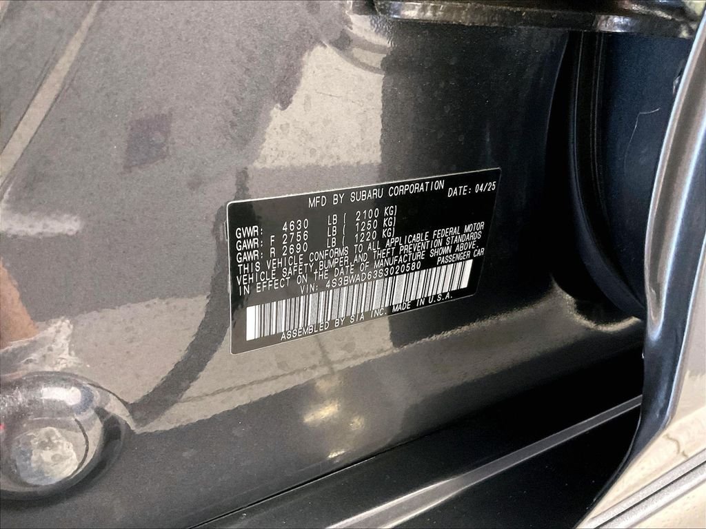Used 2025 Magnetite Gray Metallic Subaru Premium image 35