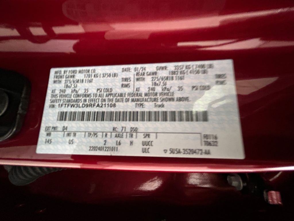 Used 2024 Red Ford XLT image 20