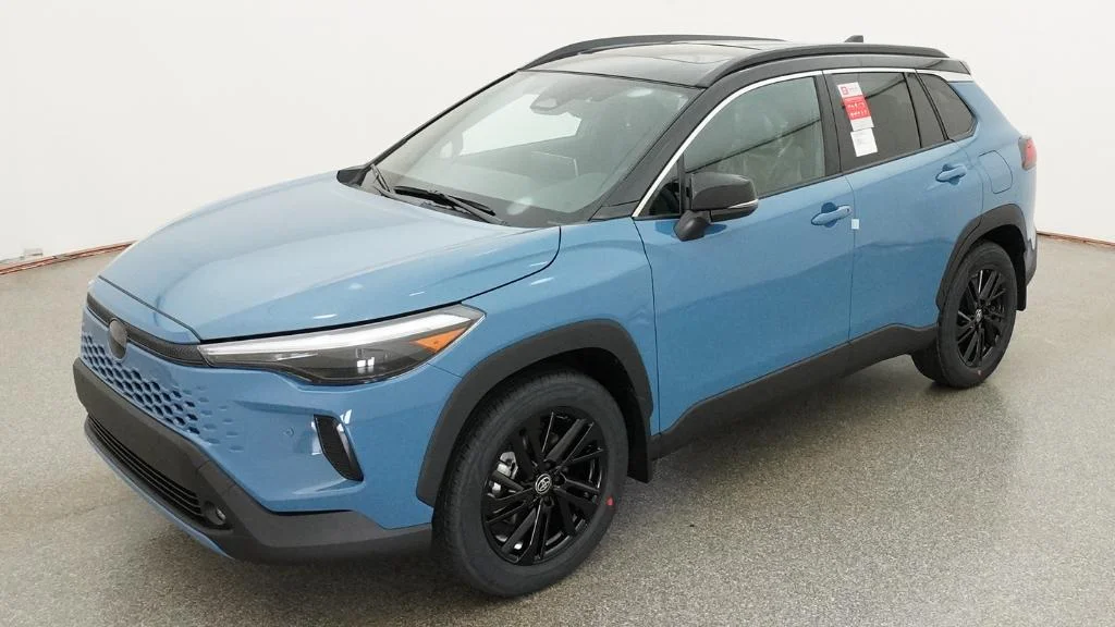 New 2026 Cavalry Blue with Jet Black roof Toyota Hybrid XSE image 40