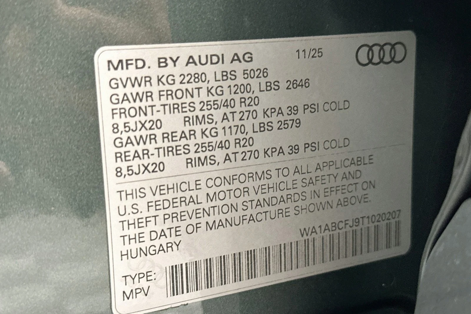 Used 2026 Sage Green Metallic Audi S line image 24