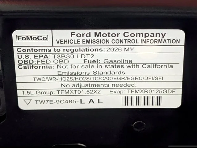 New 2026 Shadow Black Ford Big Bend® image 52