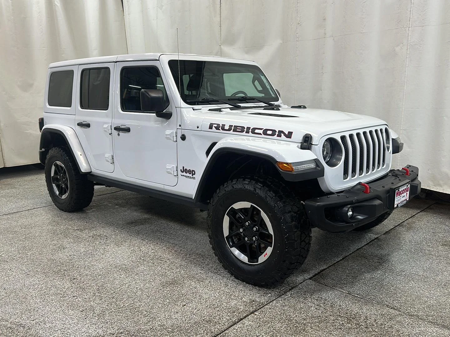 Used 2020 Bright White Clearcoat Jeep Rubicon image 7