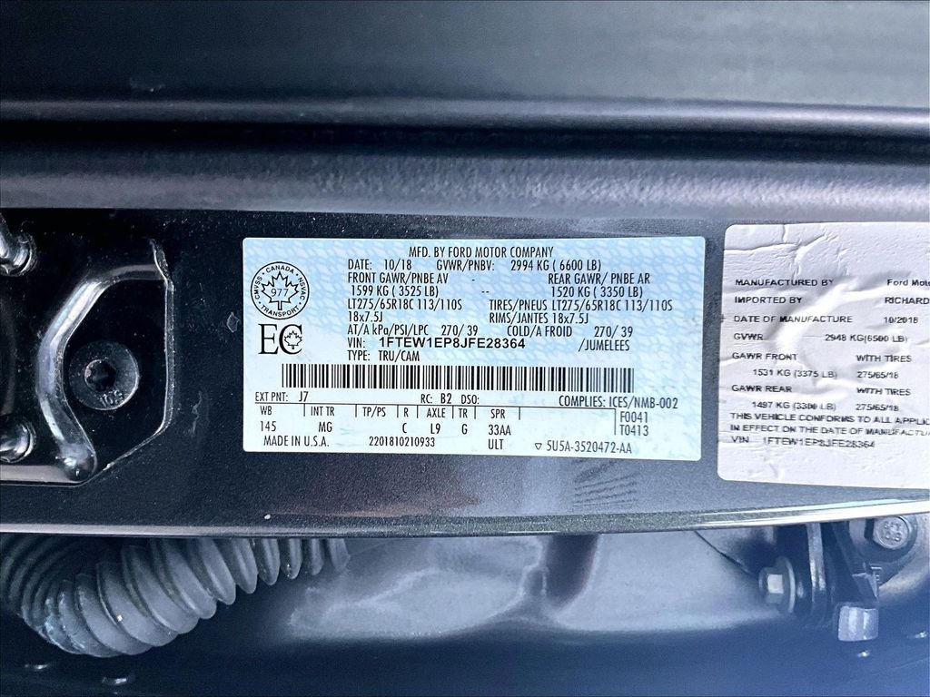 Used 2018 Gray Ford XLT image 9