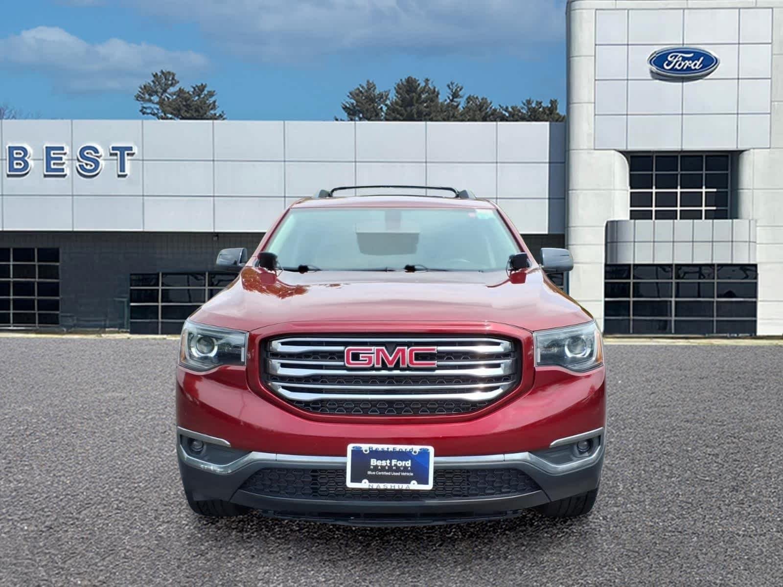 Used 2018 Crimson Red Tintcoat GMC SLT image 11