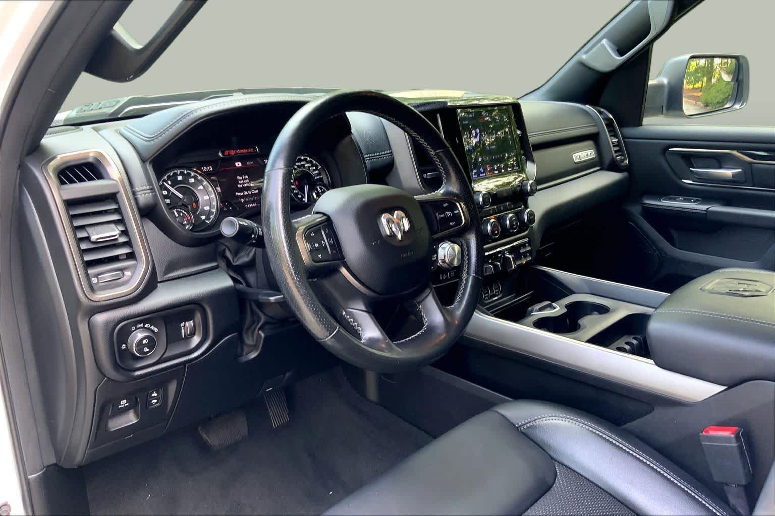 Used 2021 Bright White Clear Coat Ram Rebel image 16