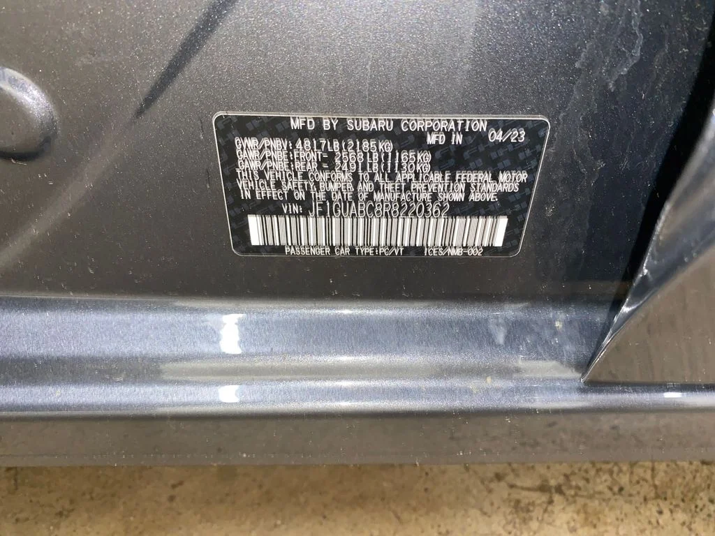 Used 2024 Gray Subaru Base image 25