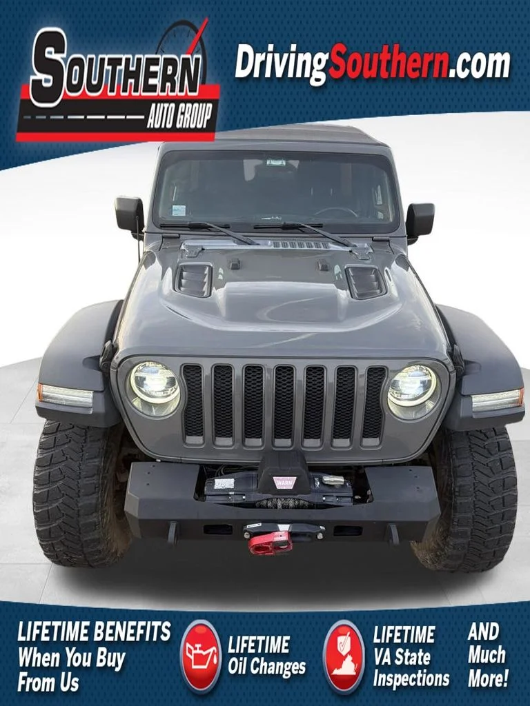 Used 2020 Gray Jeep Unlimited Rubicon image 1