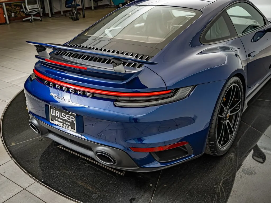 Certified Used 2021 Blue Porsche Turbo S image 22