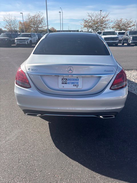 Used 2017 Iridium Silver Metallic Mercedes-Benz C 300 image 4