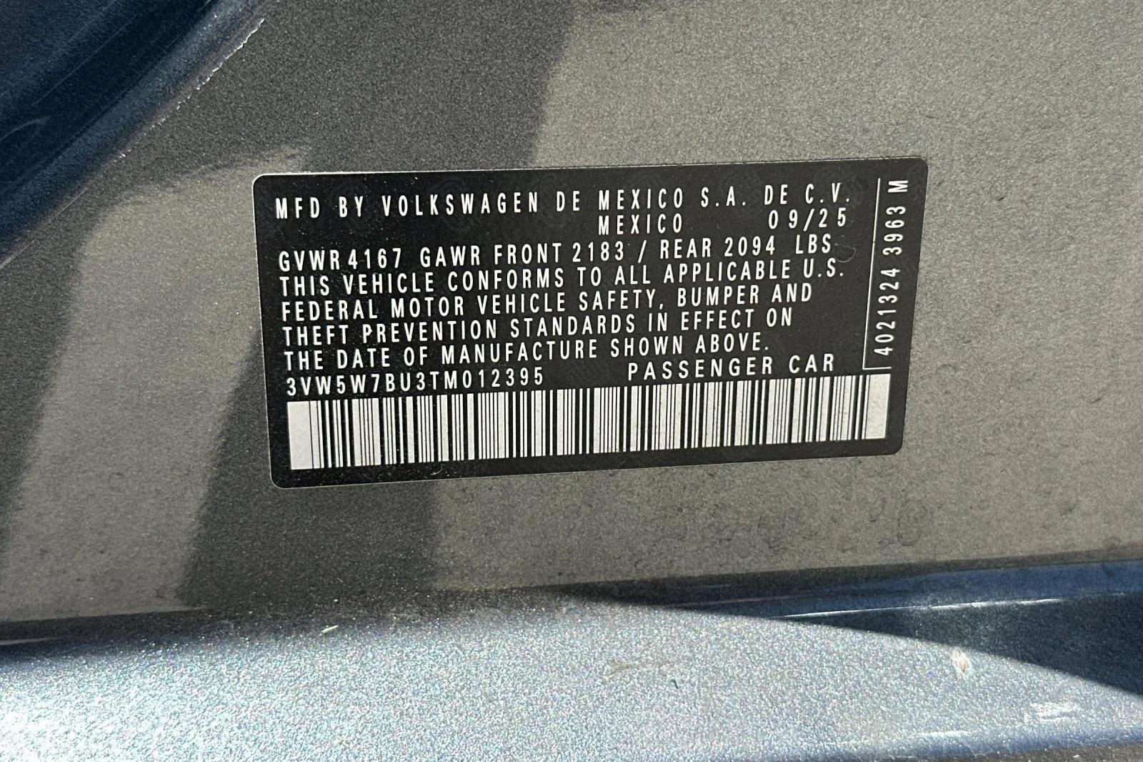 New 2026 Platinum Gray Metallic Volkswagen S image 25