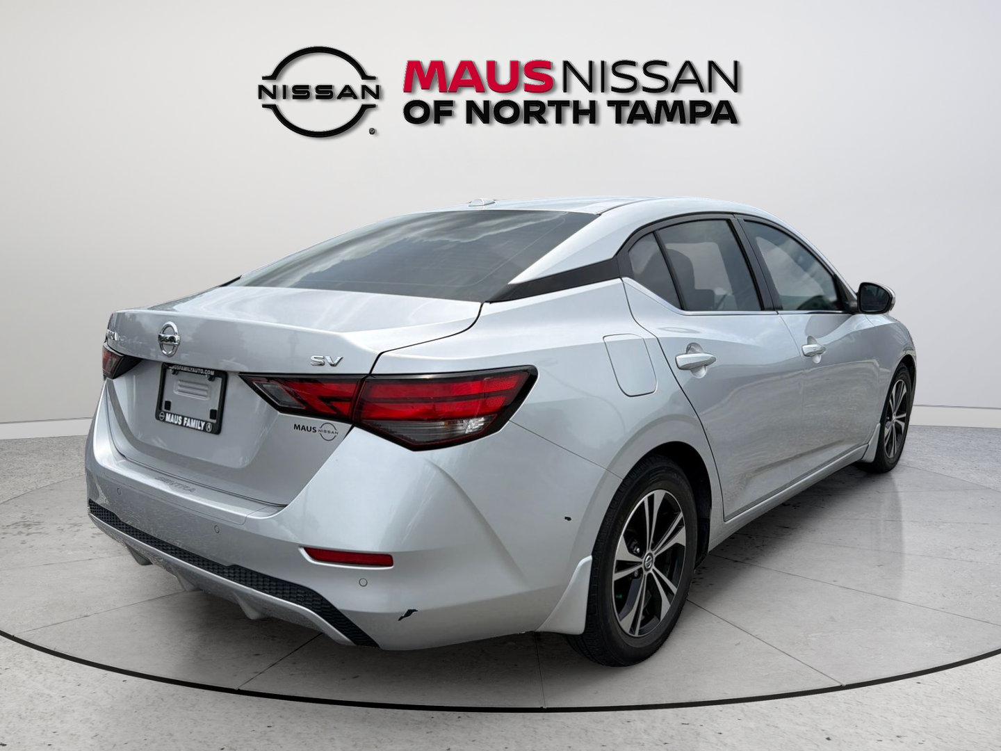 Certified Used 2021 Silver Nissan SV image 8