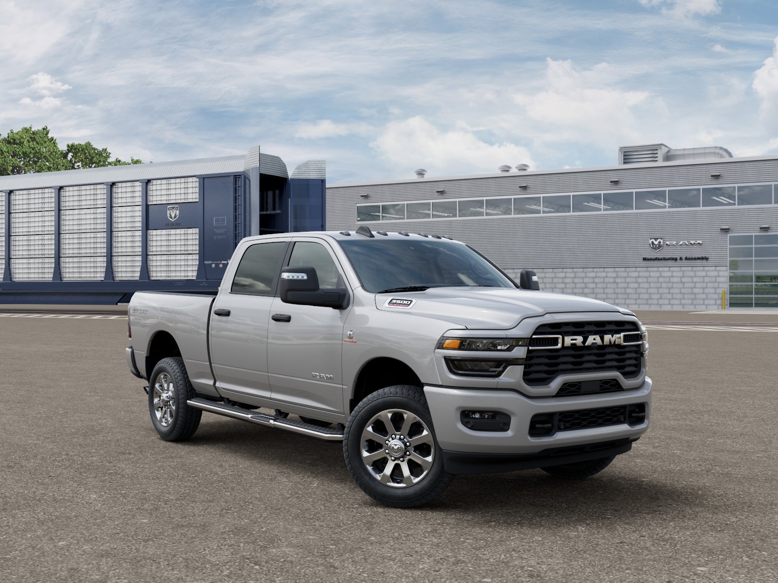 New 2026 Silver-Zynith Exterior Paint RAM Big Horn image 3